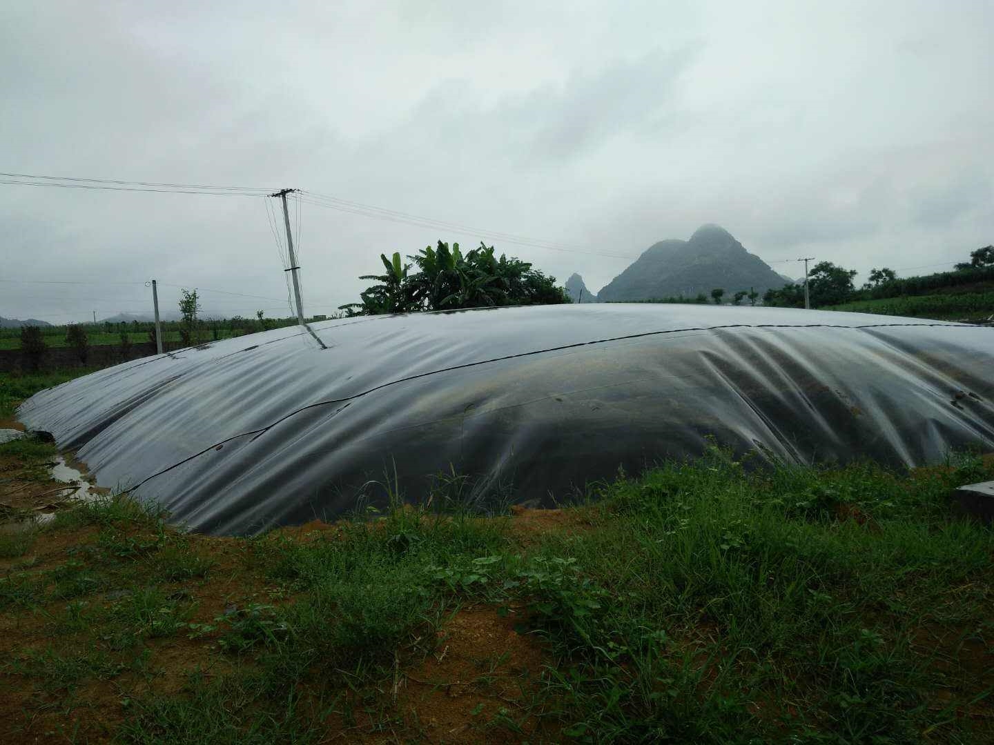 建造黑膜沼气注意事项